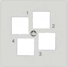 Montageset EDIZIO.liv EASYNET S-One SNAPFIX gerade 4xRJ45 weiss Montageset EDIZIO.liv EASYNET S-One SNAPFIX gerade 4xRJ45 weiss