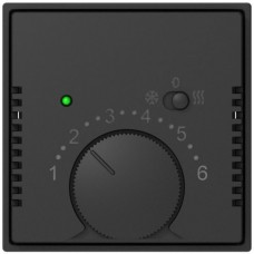 Temperaturregler ABB SIDUS E Heizen/Kühlen mit Schalter anthrazit Öffner (NC)