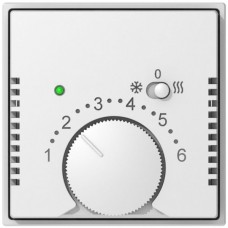 Temperaturregler ABB SIDUS E Heizen/Kühlen mit Schalter weiss Öffner (NC)