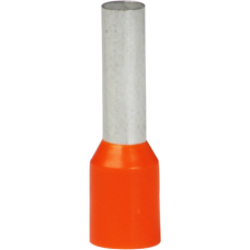 Aderendhülse Typ B isoliert 4mm²/18mm orange