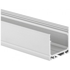 Aufbauprofil DOTLUX Typ 11 2000mm hoch für LED-Streifen bis 24mm silber