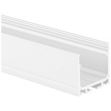 Aufbauprofil DOTLUX Typ 11 2000mm hoch für LED-Streifen bis 24mm weiss
