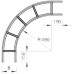 Bogen 90° horizontal Bettermann 600×45mm verzinkt