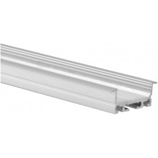 Einbauprofil DOTLUX Typ 10 2000mm flach/Flügel für LED-Streifen bis 24mm