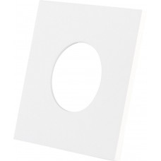 Zierring DOTLUX für LED-Downlight MULTI/MULTIsun 84x84mm weiss matt