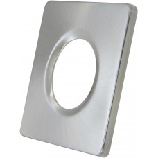 Zierring DOTLUX für MULTISCREW eckig Edelstahl gebürstet