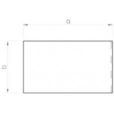 Abschlussplatte Bettermann zu Installationskanal WDK reinweiss 80x170mm