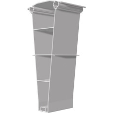 Systemprofil18 FixZ-15 mitte 96mm mit Verbinder
