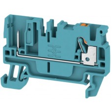 Durchgangs-Reihenklemme Weidmüller APGTB FT PUSH IN 2.5mm² TS35 blau