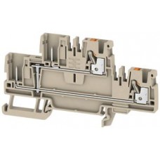 Durchgangs-Reihenklemme Weidmüller APGTB VL PUSH IN 2.5mm² 2 Etagen TS35 blau