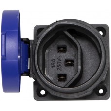 EB-Steckdose T23 Brennenstuhl Deckel blau Typ S0717 IP55