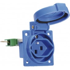 EB Steckdose eMobile Typ 23 3P 16A 230V blau IP54