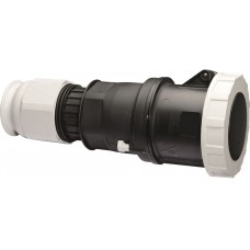 Kupplung CEE Bals 4P 125A 500V 7h schwarz IP67 vernickelt SK TE-Plus