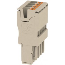 Stecker Weidmüller APG 2,5mm² 4L beige