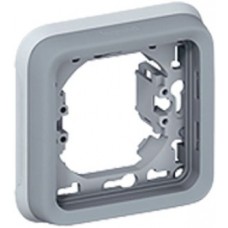 UP-Montageplatte Legrand PLEXO 1x1 grau
