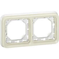 UP-Montagerahmen 1x2 Legrand Plexo weiss horizontal