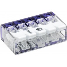 Dosenklemme Woertz 5×0,2...4mm² 450V 32A transparent - 25 Stück