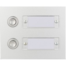Sonnerie-Tasterplatte ESA 1 Reihe 2 Drücker daneben 105×85mm