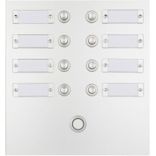Sonnerie-Tasterplatte ESA 2 Reihen 4 Drücker in der Mitte mit Taster 210×225mm