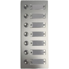 Sonnerie-Tasterplatte ESA 1 Reihe 7 Drücker daneben 105×260mm