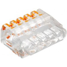Steckklemme Bettermann 5×0.2-2.5mm² transparent aus PC - 50 Stück
