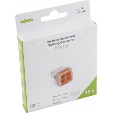 Steckklemme WAGO 773-104  4L 0.75-2.5mm² - Blister 10 Stück