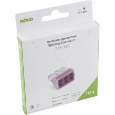 Steckklemme WAGO 773-106 6L 0.75-2.5mm² - Blister 10 Stück