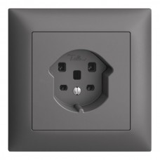 UP-Steckdose EDIZIOdue T25 16A dunkelgrau Schraubklemmen FMI UP-Steckdose EDIZIOdue T25 16A dunkelgrau Schraubklemmen FMI