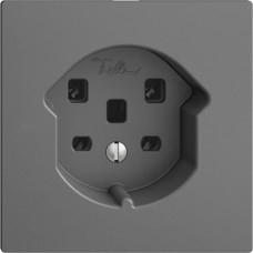 UP-Steckdose EDIZIOdue T25 16A dunkelgrau Schraubklemmen F UP-Steckdose EDIZIOdue T25 16A dunkelgrau Schraubklemmen F