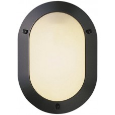 Wandleuchte Legrand Chartres Oval E27 53W IP54 321×225×95mm schwarz