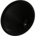 Baldachin Max Hauri 110×70mm für Kabel Ø7mm schwarz