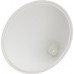 Baldachin Max Hauri 110×70mm für Kabel Ø7mm weiss