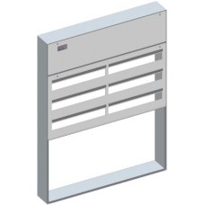 AP Verteiler Hager ABT 756×1015mm 2-reihig mit Zählerplatte hellgrau AP Verteiler Hager ABT 756×1015mm 2-reihig mit Zählerplatte hellgrau