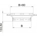 Anbau-Abzweigstück Bettermann mit Schnellverbinder 60×150mm St FS