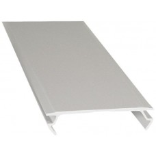 Blindabdeckung SES AA45 PVC dunkelgrau - Länge = 2m