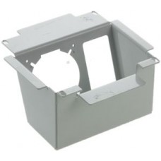 Einbausatz zu WAK 150×150mm lichtgrau leer Bodenhöhe 95-140mm