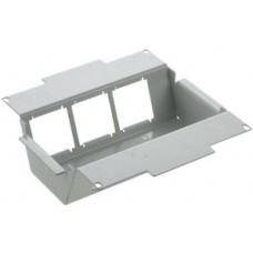 Einbausatz zu WAK 200×200mm lichtgrau leer Bodenhöhe 75-140mm