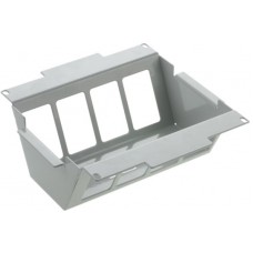 Einbausatz zu WAK 200×200mm lichtgrau leer Bodenhöhe 95-140mm