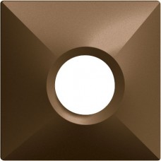Fronthaube eckig EDIZIOdue coffee für Bewegungsmelder PIRI 360°