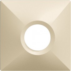 Fronthaube eckig EDIZIOdue crema für Bewegungsmelder PIRI 360°