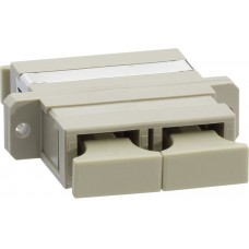 LWL-Kupplung Hager HMS SC/SC Duplex Multimode beige
