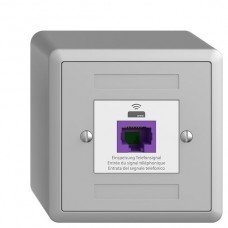 AP-Rückführungsdose EDIZIOdue 1×RJ45 VoIP 8P UTP hellgrau