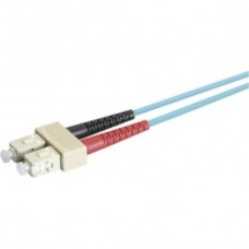 LWL-Rangierkabel SC-SC duplex 5m, 50/125 OM3 beige