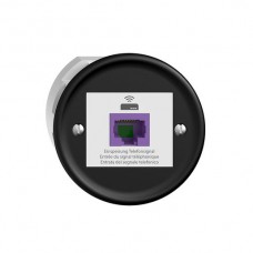 Rückführungsdose STANDARDdue Q 1×RJ45 VoIP 8P UTP schwarz