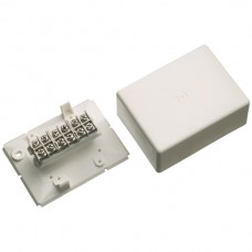 AP-Dose T+T R+M Gr.2 weiss mit Klemmensteg 6L AP-Dose T+T R+M Gr.2 weiss mit Klemmensteg 6L