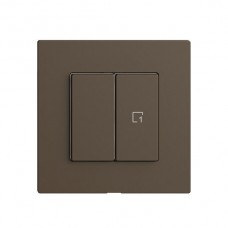Abdeckset zu Druckschalter 1K Szene/2T EDIZIOdue Wiser coffee F Abdeckset zu Druckschalter 1K Szene/2T EDIZIOdue Wiser coffee F