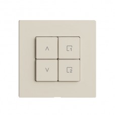 Abdeckset zu Storenschalter 1K Szene/4T EDIZIOdue Wiser crema F Abdeckset zu Storenschalter 1K Szene/4T EDIZIOdue Wiser crema F