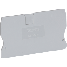 Abschlussdeckel Phoenix Contact zu ST 10 grau LxBxH=71,5x2,2x49,9mm