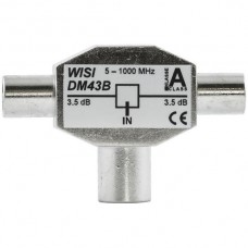 Aufsteckverteiler WISI DM43B IEC F - 2×IEC M