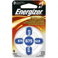 Energizer Batterien AC675E für Hörgeräte 600mAH 4er Blister